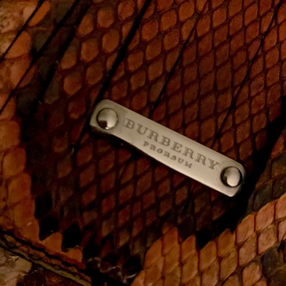 Burberry python vintage clutch - Picture 7 of 8